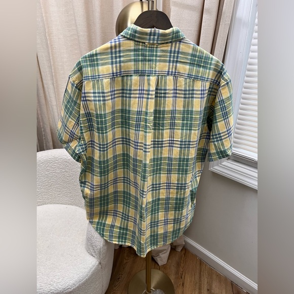 Tommy Hilfiger Men Button Down Plaid Shirt | Large - Picture 7 of 8